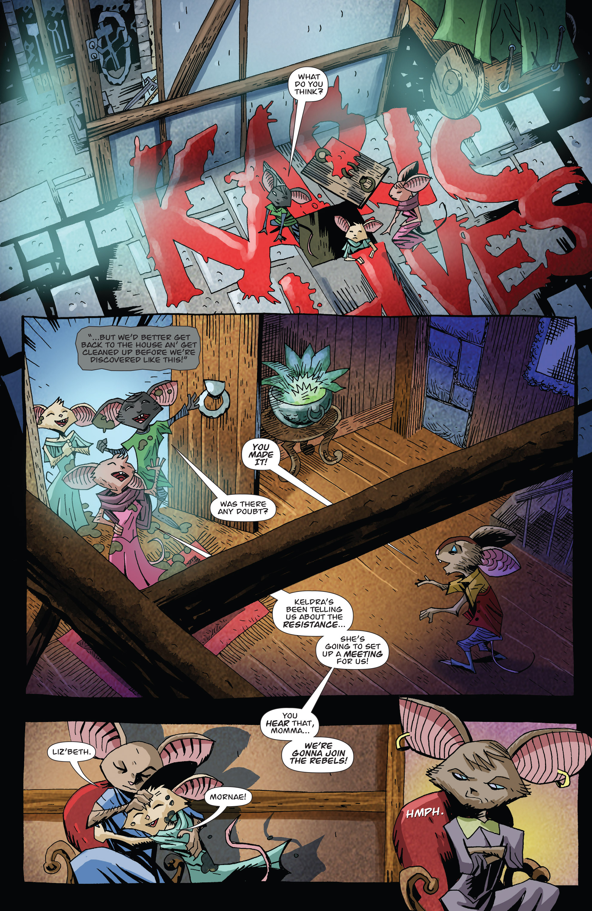 Read online The Mice Templar Volume 3: A Midwinter Night's Dream comic -  Issue # _TPB - 109