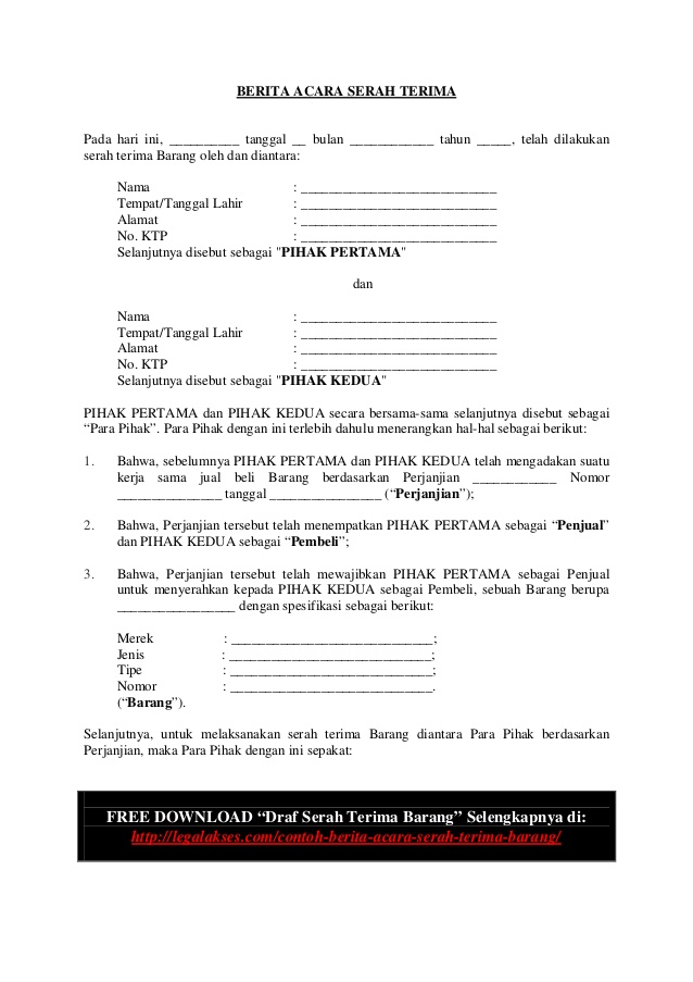 Contoh Surat Gosip Program Serah Terima Sharing Ilmu