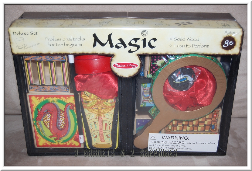 3 Garnets And 2 Sapphires Melissa And Doug Deluxe Magic Set From Cp Toys