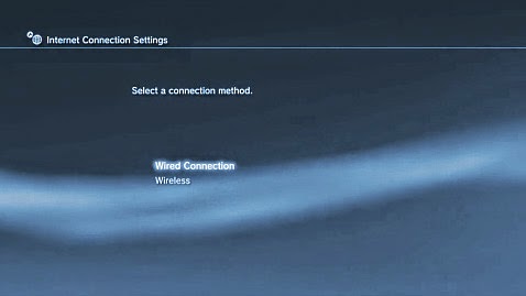 شرح كيفية توصيل أجهزة بلاي ستيشن PS3 بالانترنت سواءً سلكياً او لاسلكياً واير ليس 