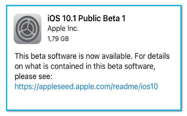 Apple has now released the first beta of iOS 10.1 to public for testing just about 24 hours iOS 10.1 beta 1 was released to developers testers. iOS 10.1 fixes motion, access barometric pressure data