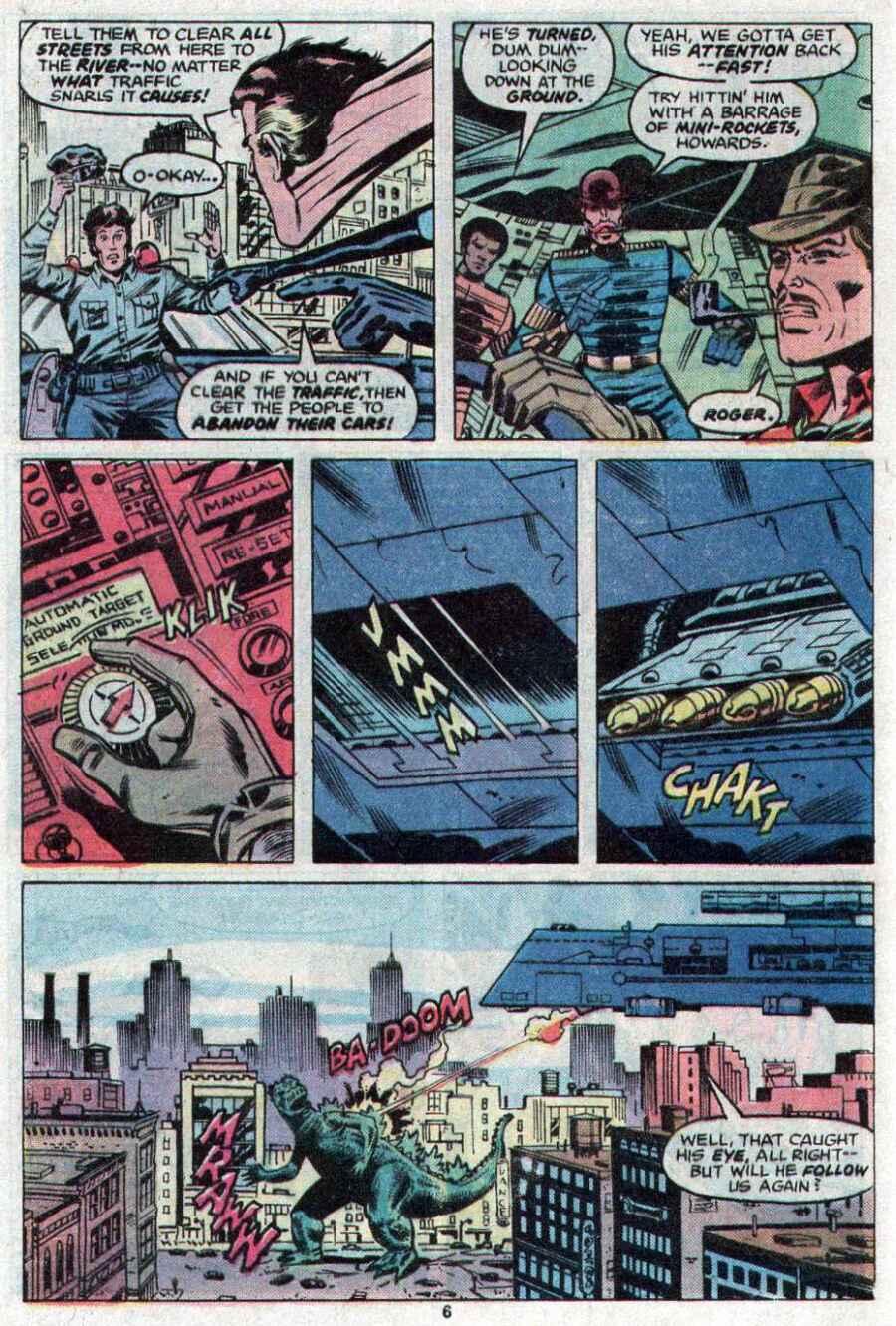 Read online Godzilla (1977) comic -  Issue #23 - 6