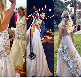 Uma noiva e seus três vestidos