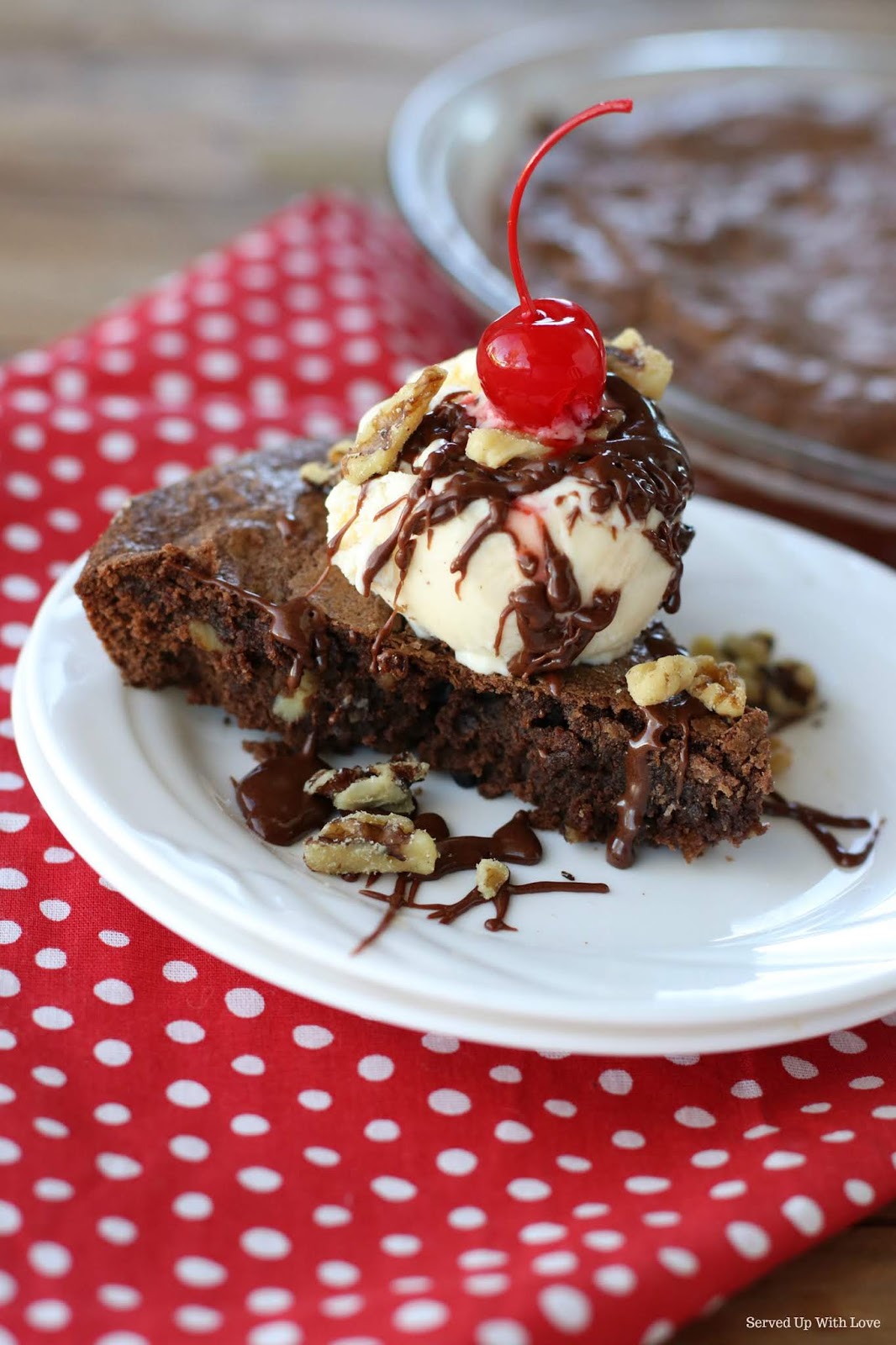 Brownie Sundae Pie Served Up With Love
