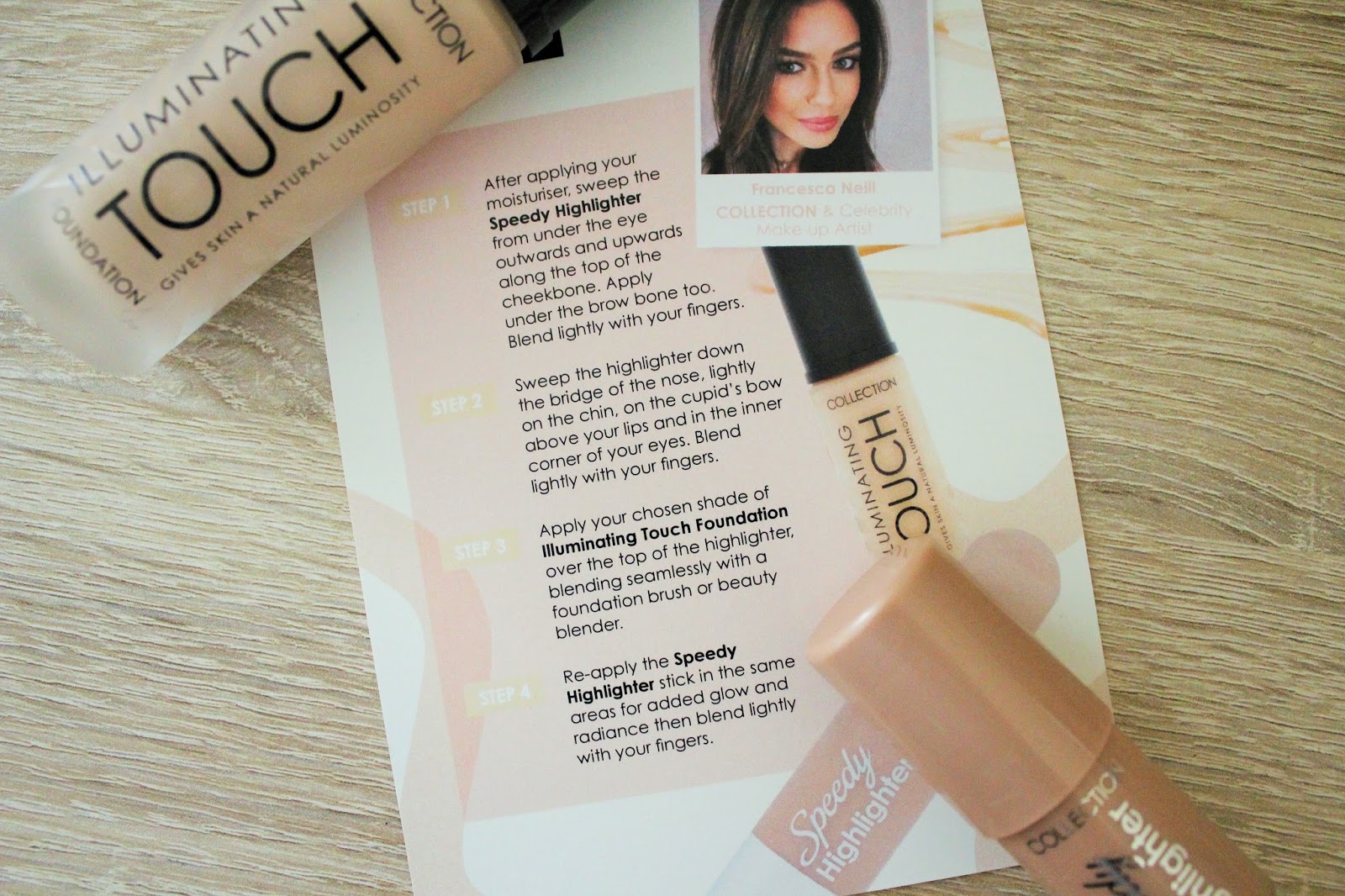 Strobing for Beginners with Collection Illuminating Touch Foundation and Speedy Highlighter