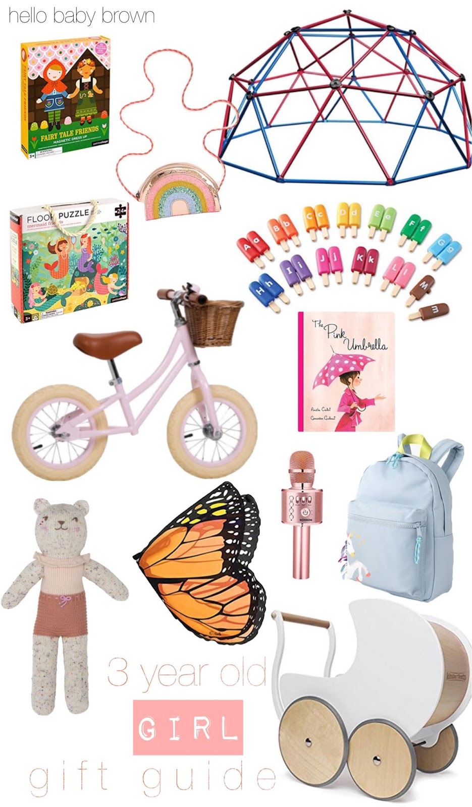 birthday gift for 3 year baby girl