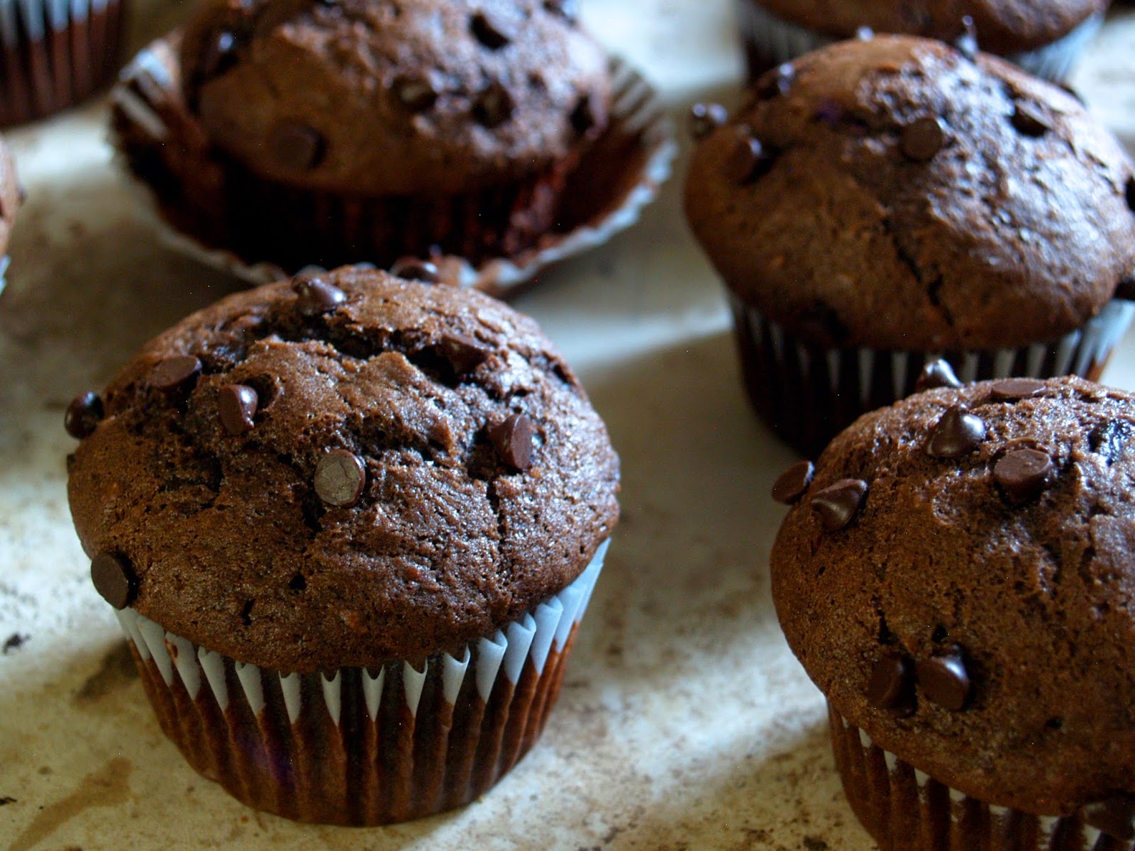 Hungry Hungry Highness One Bowl Double Chocolate Banana Muffins