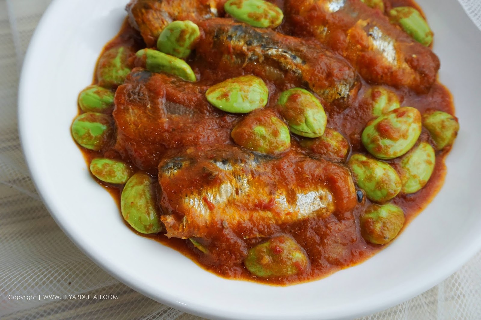 Sardine Sambal Petai Enyabdullahcom