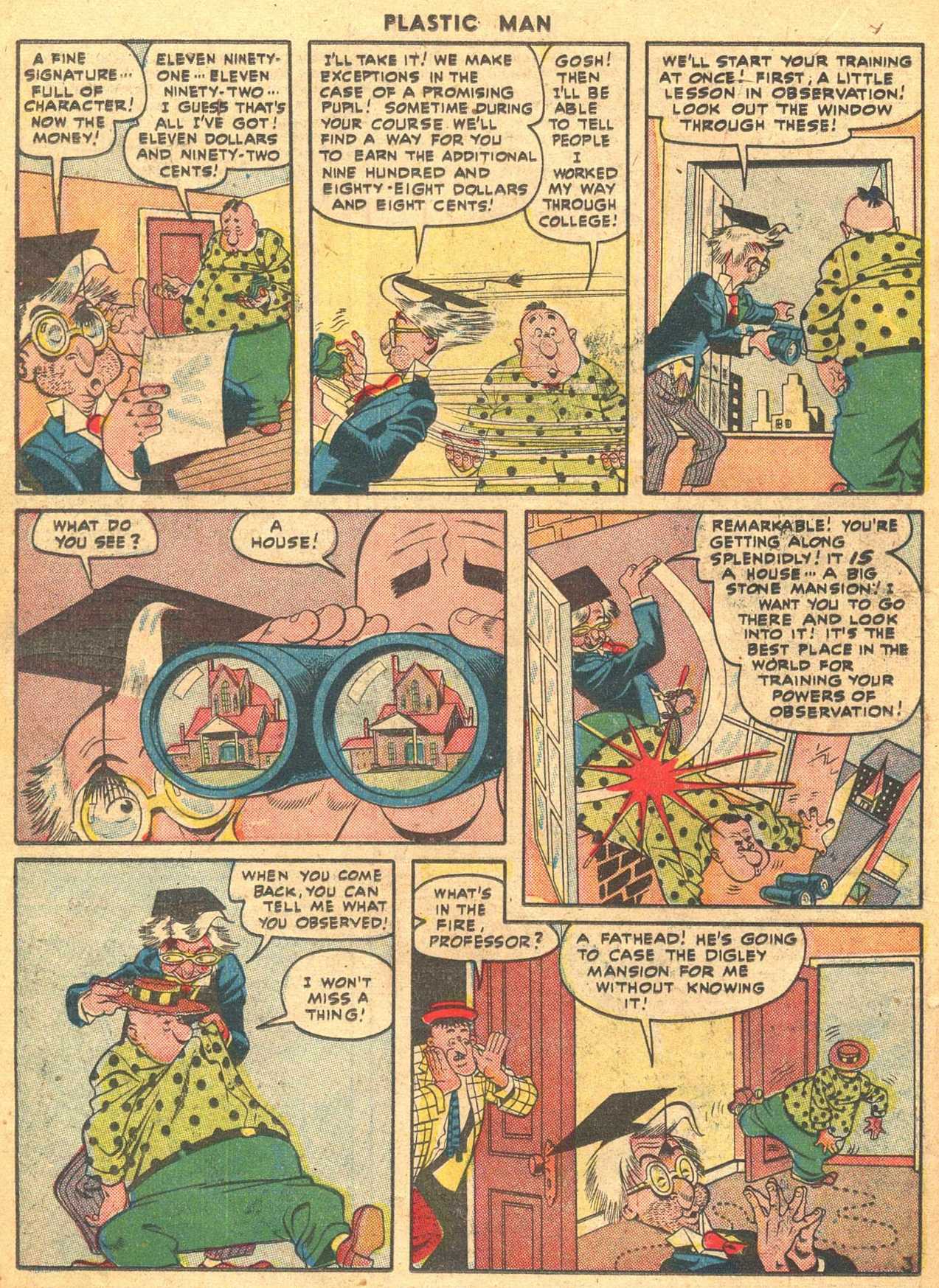 Read online Plastic Man (1943) comic -  Issue #7 - 28