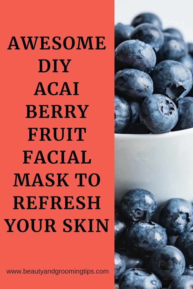 Acai Berry Fruit Facial Mask Beauty and Personal Grooming