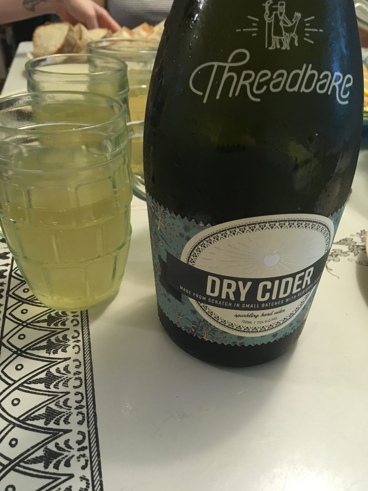 Along Came a Cider Cider Review Threadbare Dry Cider and Indian