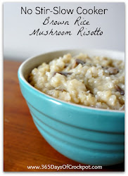 risotto cooker slow mushroom rice recipe brown recipes stir crockpot pressure crock pot chicken 365daysofcrockpot cooking cooked vegetarian dessert hummus