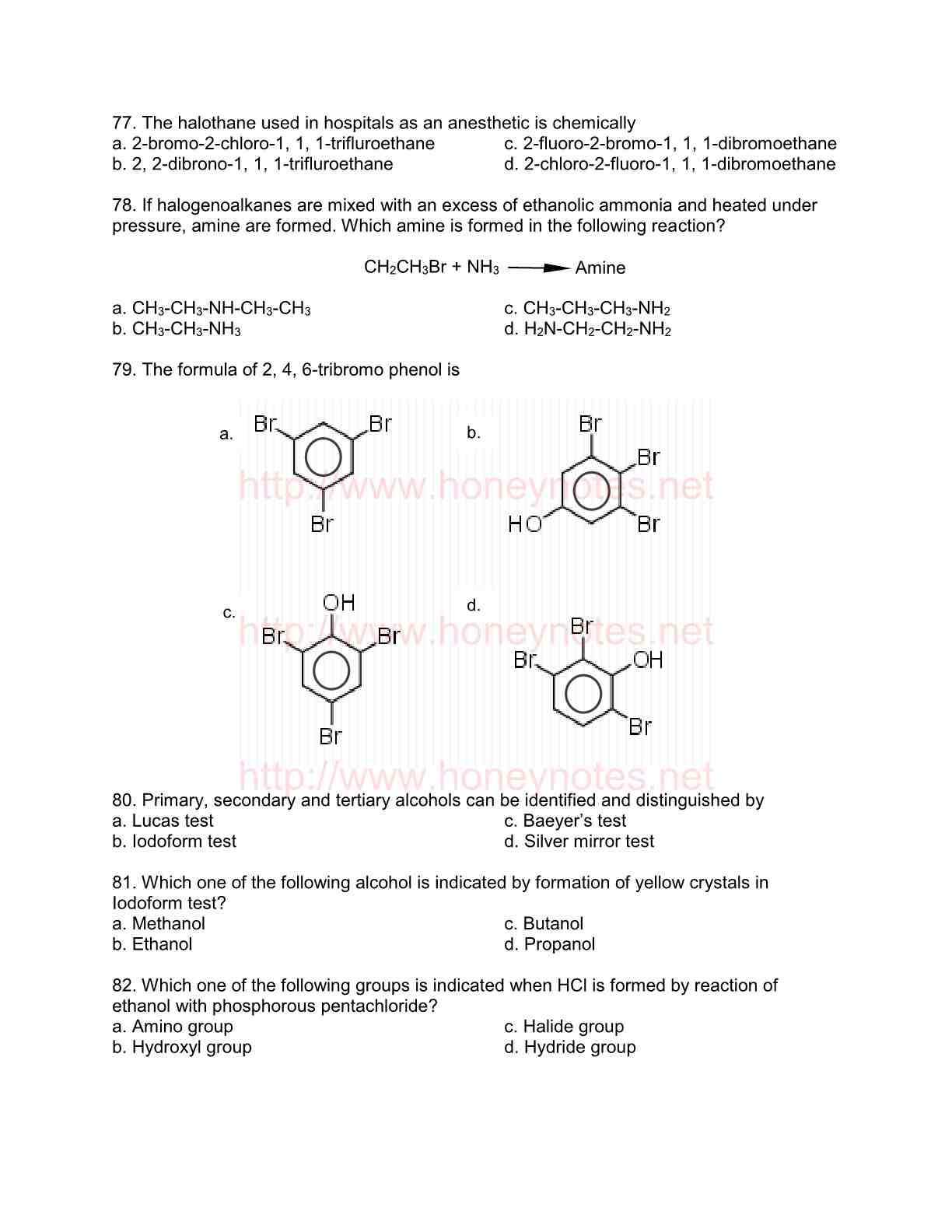 Chemistry Medical Entry Test 2014 UHS Lahore (Past papers)