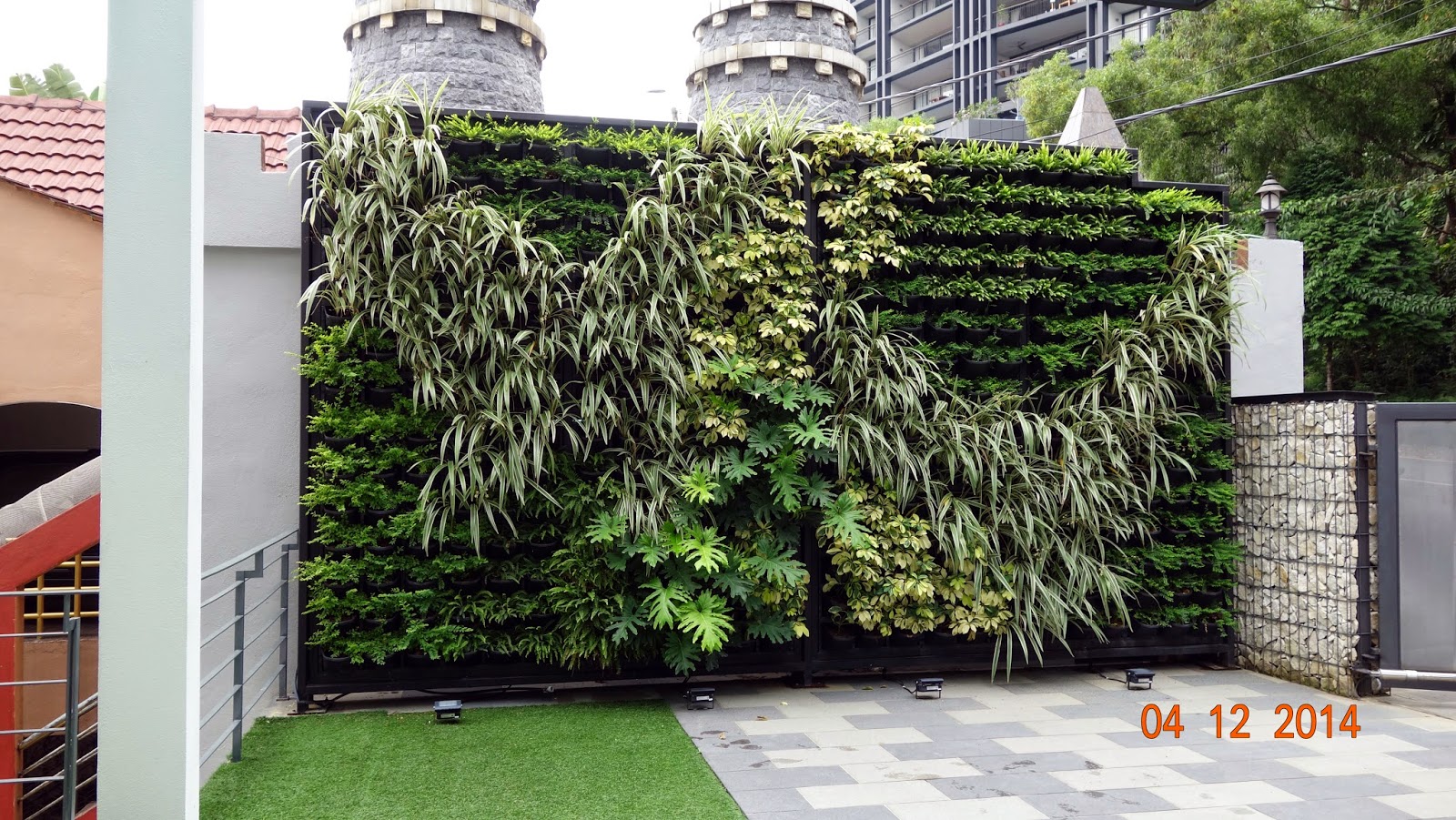 World Class Green Wall Vertical Garden by Technic Garden and Landscape Green Wall Vertical