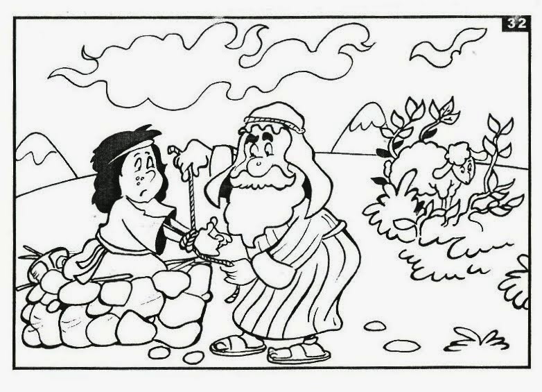 Desenhos bíblicos sobre arca de Noé, mulher de Ló e Abraão e Isaque no monte Moriá Material Desenhos bíblicos sobre arca de Noé, mulher de Ló e Abraão e Isaque no monte Moriá Material