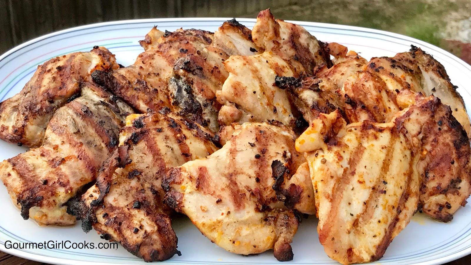 Gourmet Girl Cooks Grilled ChipotleTangerine Thighs and Roasted