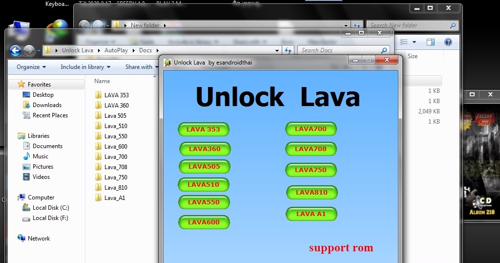 ជាងធូមោងឬស្សី TOOL UNLOCK SIM Unlock Lava