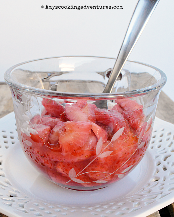 Macerated Strawberry Sauce BrunchWeek