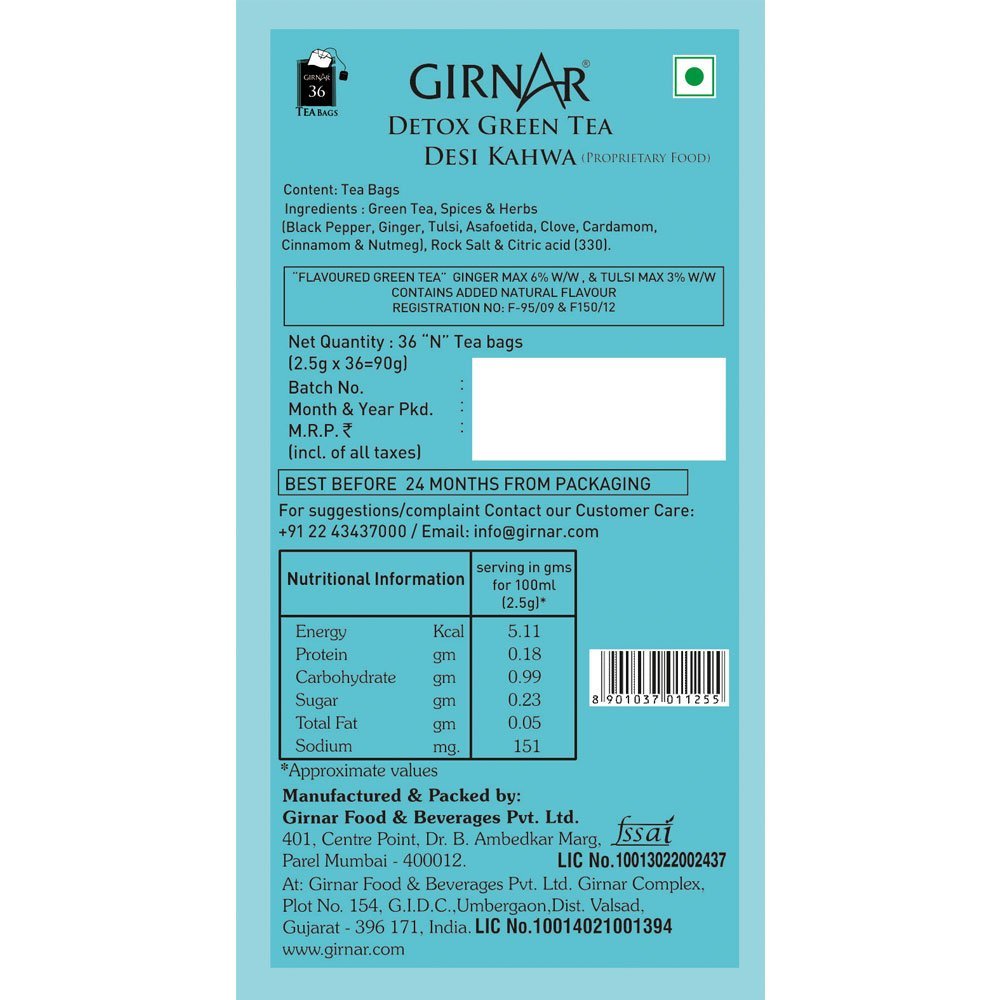 Girnar Green Tea, Desi Kahwa