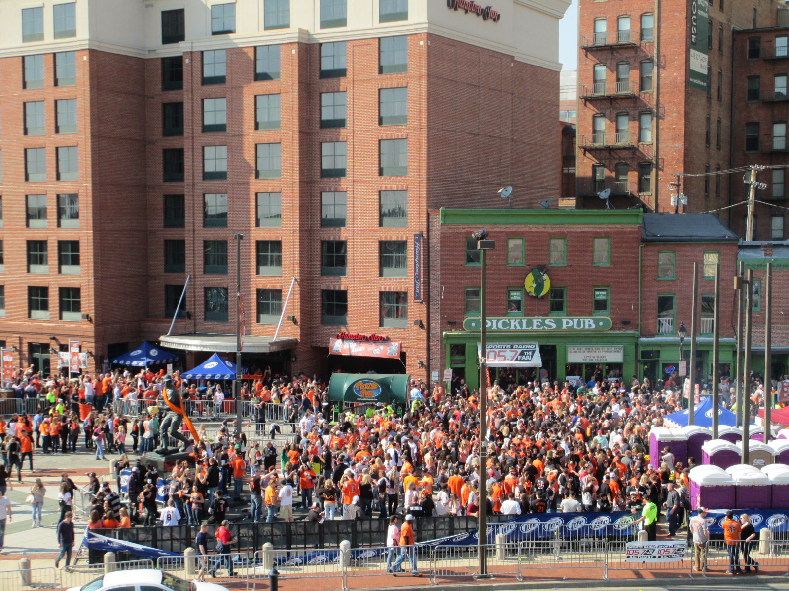Baltimore You are Marvelous Opening Day at Camden Yards
