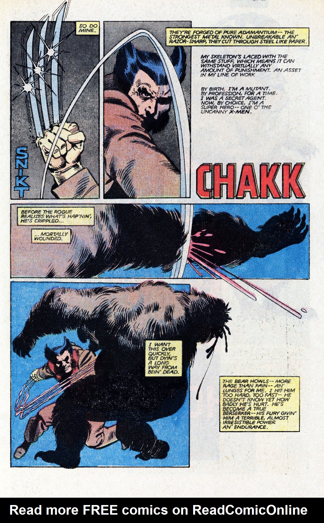 Read online Wolverine (1982) comic -  Issue #1 - 7