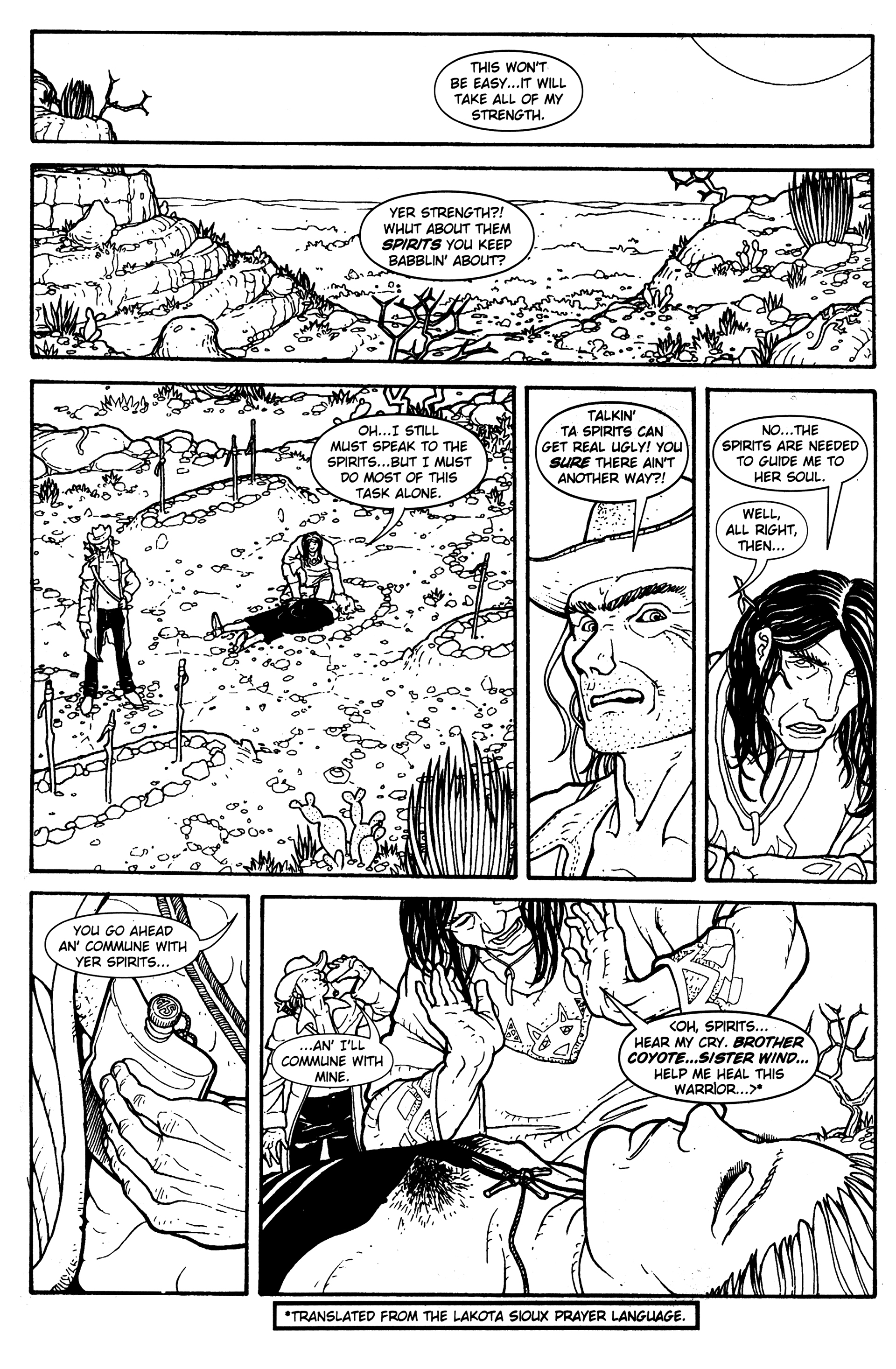 Read online Warrior Nun: Black & White comic -  Issue #13 - 3