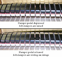 acoustic piano dampers