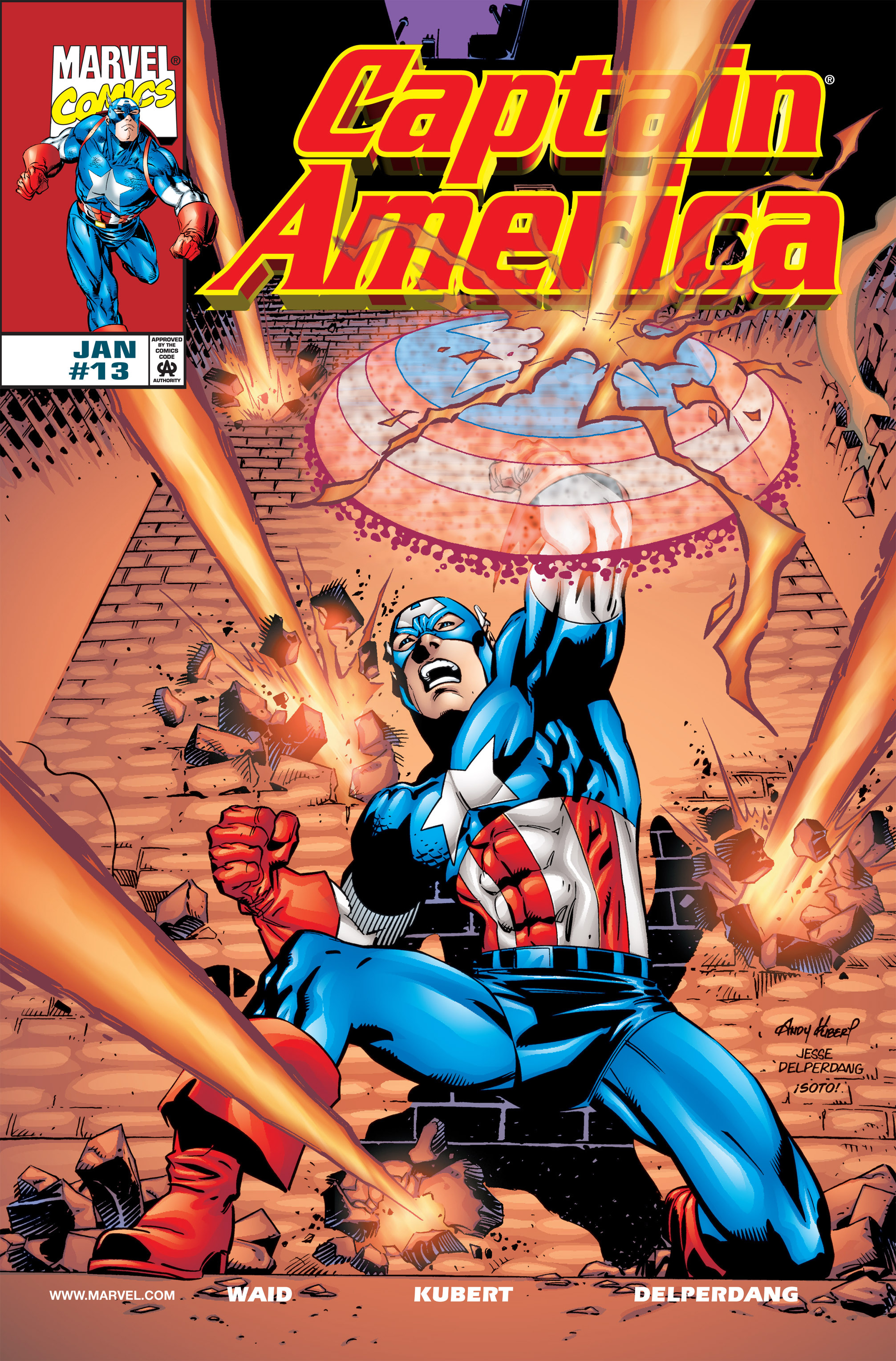 Read online Captain America (1998) comic - Issue #13 - 1