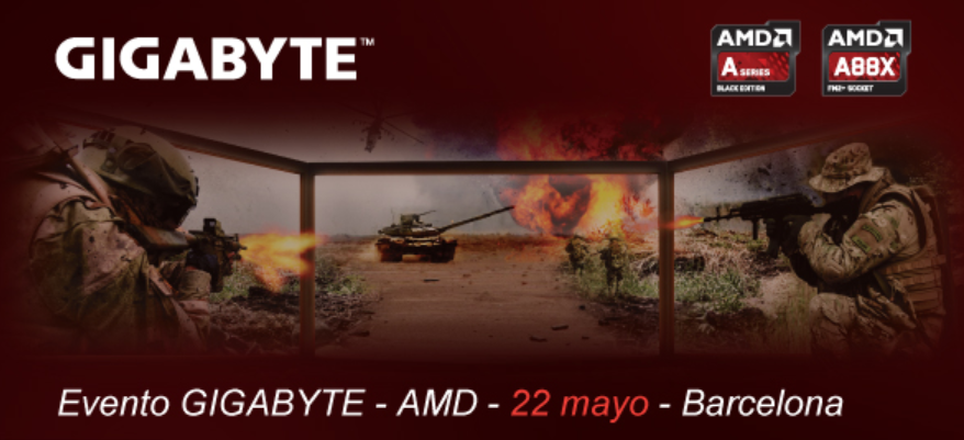 Y esta semana una noche tecnológicamente diferente con Gigabyte y AMD en #Barcelona @GigabyteSpain @AMD 