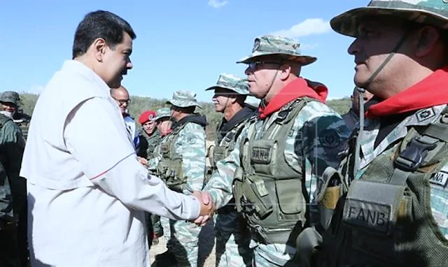 Nicolás Maduro inicia ejercicios militares con el grito "fuera Trump de Venezuela"