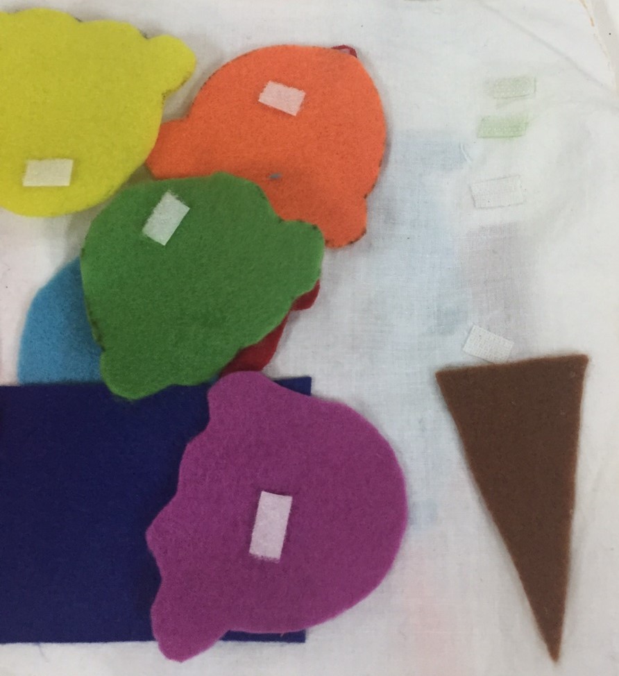 HOME TALENTS ICE CREAM CONE QUIET BOOK PAGE