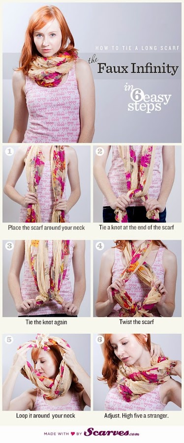 10 maneras de llevar un foulard