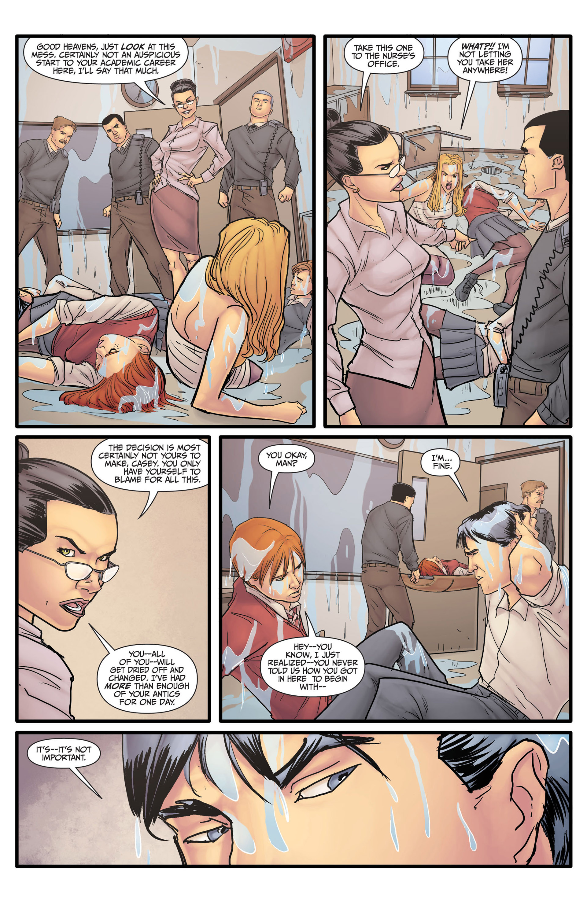 Read online Morning Glories comic -  Issue # _TPB 1 - 76