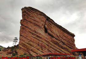 Red Rocks Amphitheater sandstone monoliths