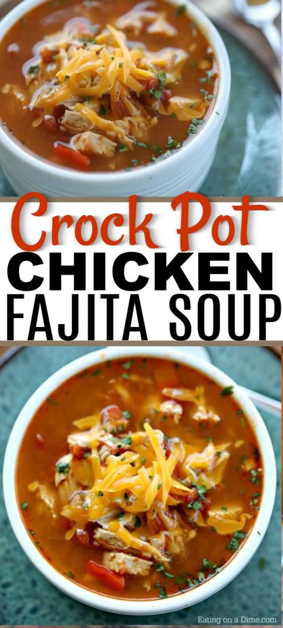 Crock Pot Chicken Fajita Soup Recipes