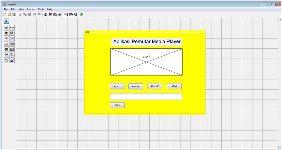 RISET: Aplikasi Pemutar Media Player GUI matlab