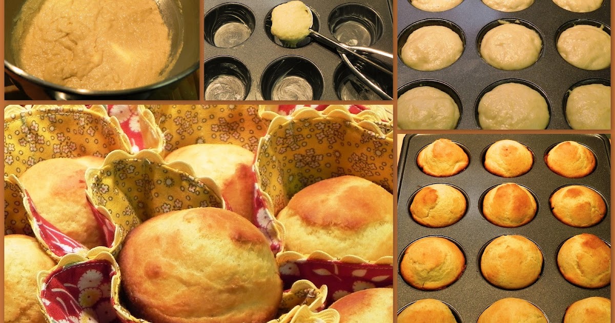 The Iowa Housewife Cornmeal Batter Rolls