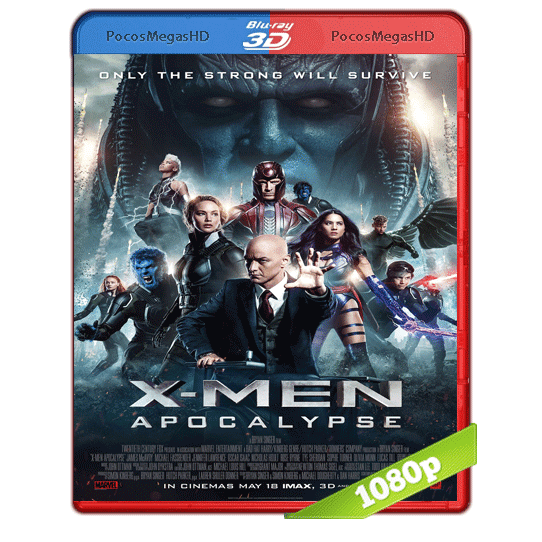 X-Men Apocalipsis 3D SBS descargar pelicula 3D 1080