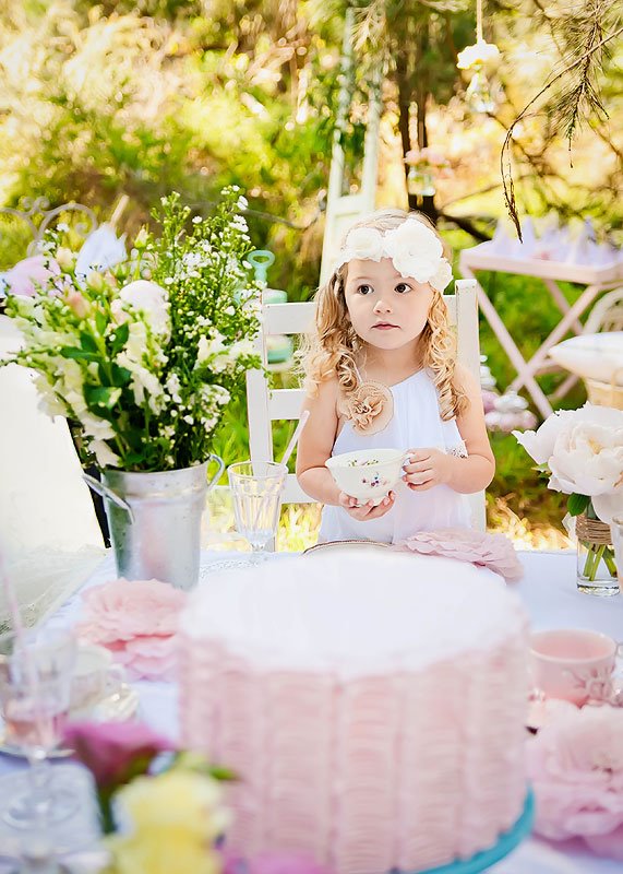 Confetti + Glitter: Whimsical Tea Party in the Woods by Boutique Affairs