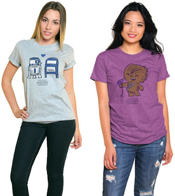 FYE Exclusive Star Wars Super Cute Tees T-Shirt Collection by Funko