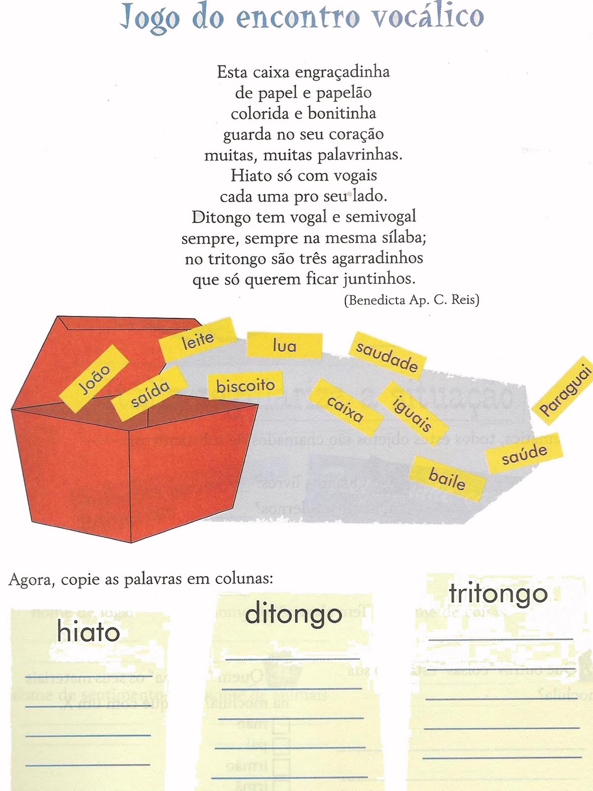 Poesia é Ditongo Tritongo Ou Hiato EDULEARN Poesia é Ditongo Tritongo Ou Hiato EDULEARN