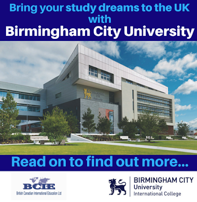 Bring your Study Dreams to the UK with Birmingham City University! 130 ff