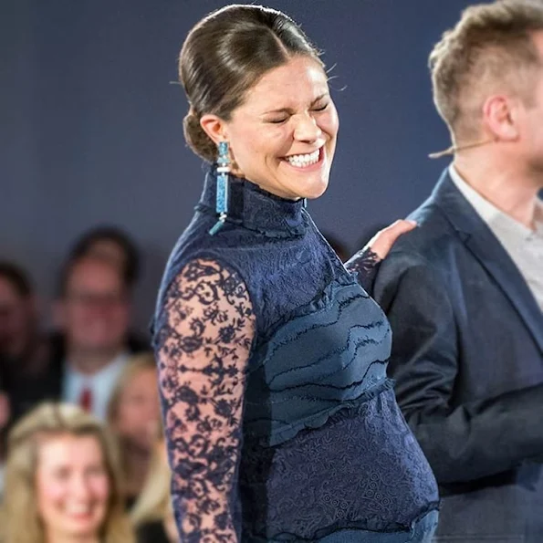 Crown Princess Victoria of Sweden attended the presentation ceremony of "Global Change Award" at the Stockholm City Hall, Sweden. Global Change Award is presented by H&M Conscious Foundation which is a non profit organization financed by Stefan Persson family