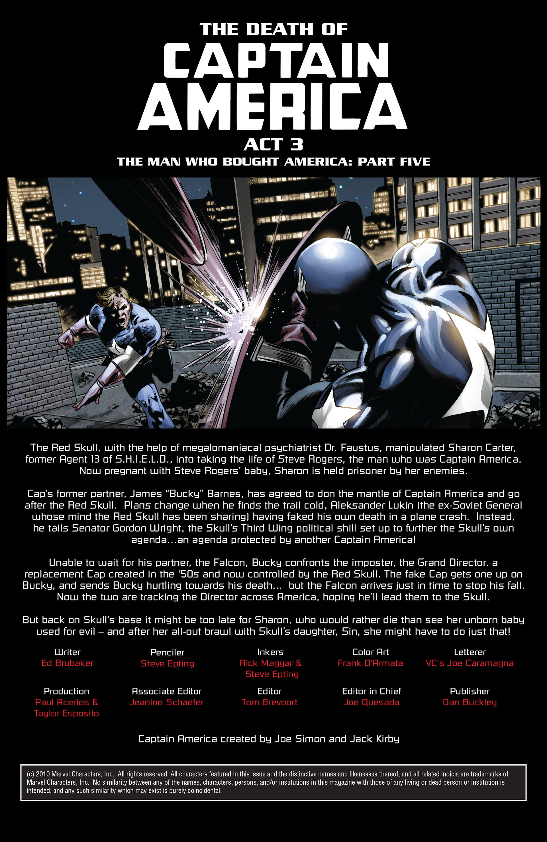 Read online Captain America (2005) comic - Issue #41 - 2