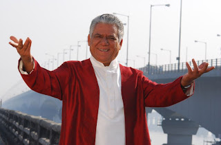 Om Puri during Ad Shoot