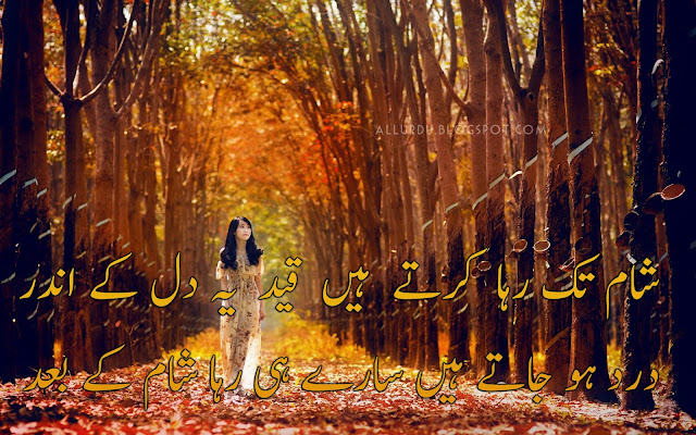 2 Lines Designed sad urdu poetry images