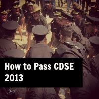 how to pass CDSE 2013