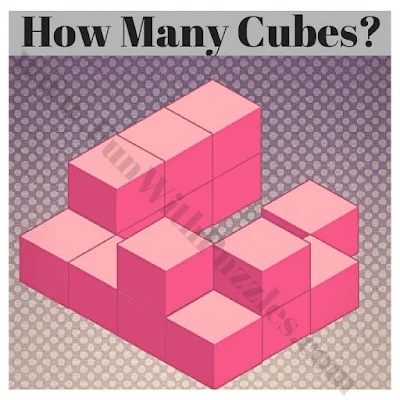 Count the Cubes Puzzles: Spatial Intelligence Challenge-3