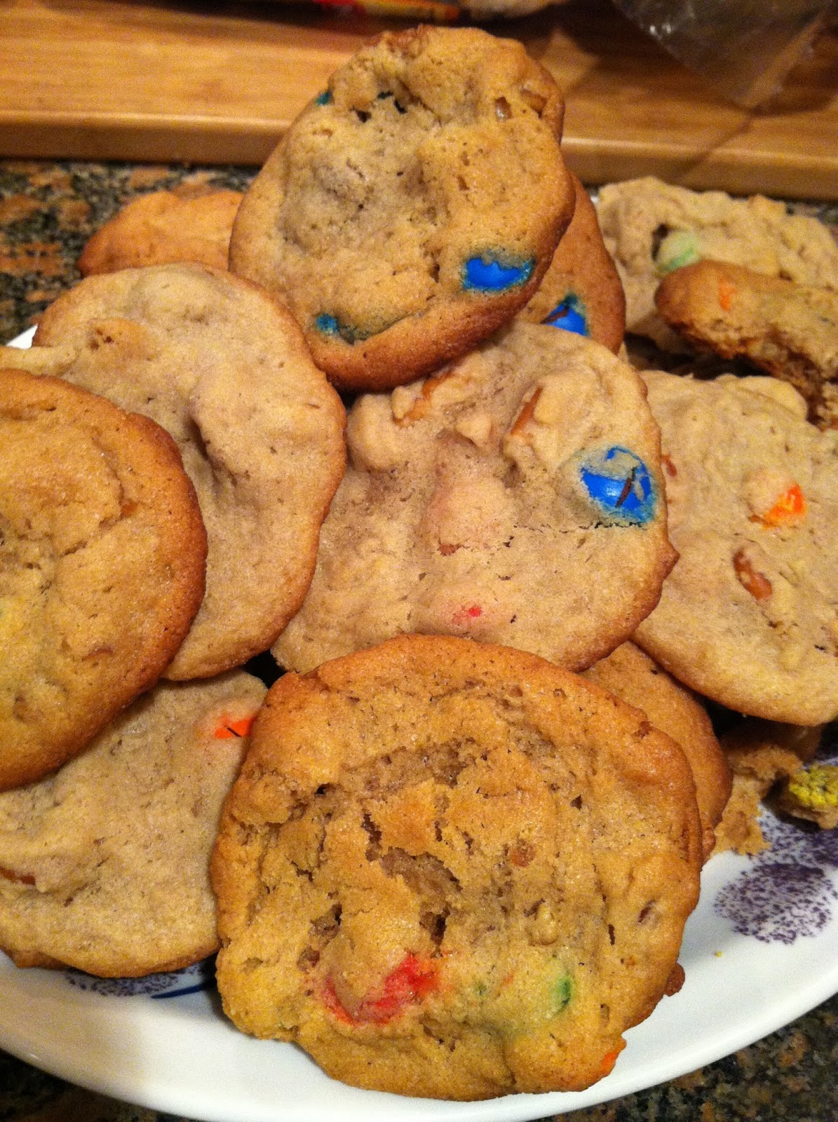 Kimmy's Bakery Peanut Butter M&M Pretzel Cookies