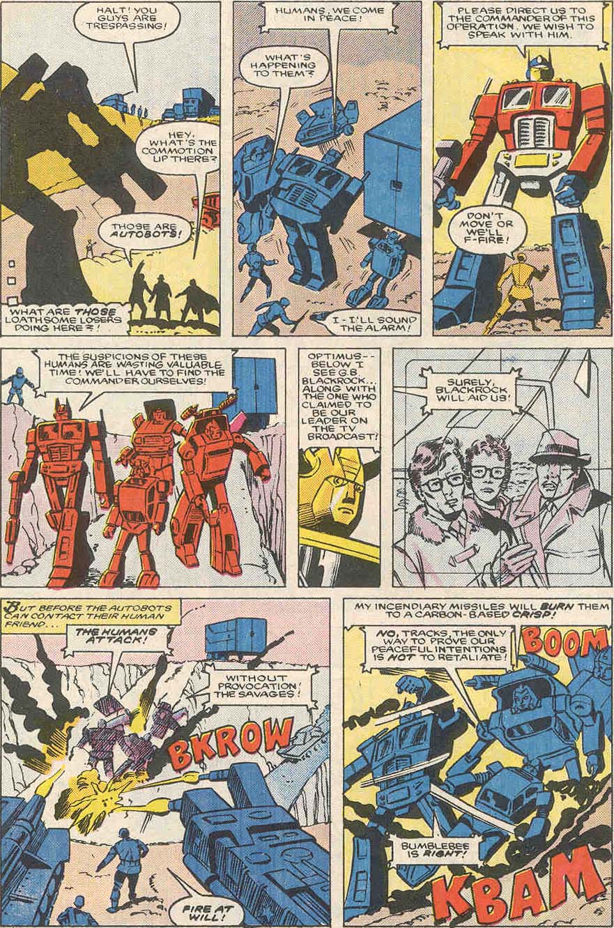 Read online The Transformers (1984) comic -  Issue #15 - 17
